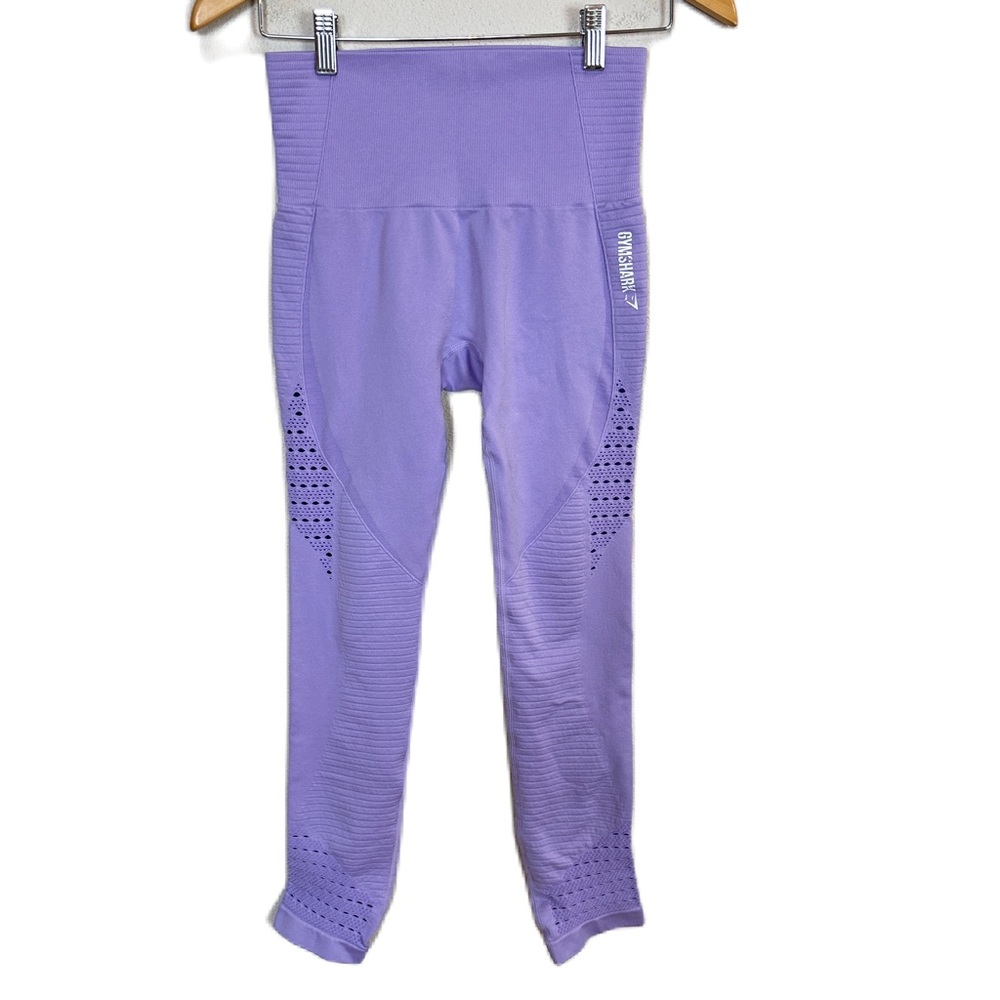 Gymshark Energy Seamless High Waist Leggings Pastel Lilac Women’s Sz Small